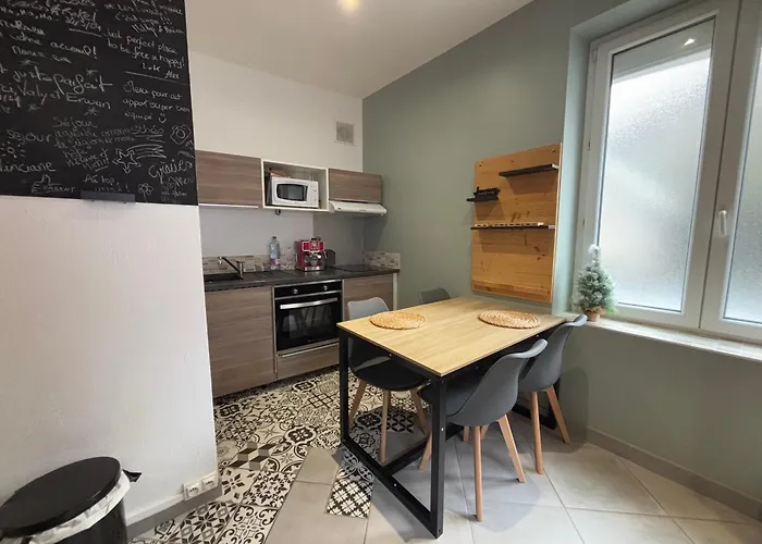 아파트 La Coulee Verte - Superbe Duplex Climatise - Jardin - Classe 3 Etoiles