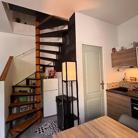 La Coulee Verte - Superbe Duplex Climatise - Jardin - Classe 3 Etoiles 公寓 Bagnères-de-Luchon